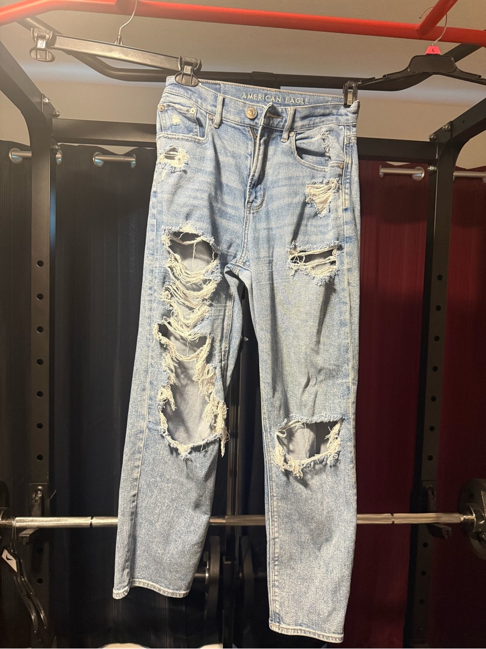 American Eagle Light Wash Stretch Denim Jeans